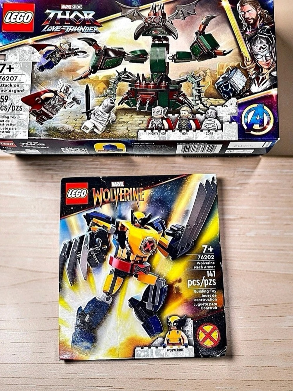 LEGO Marvel Thor: Love and Thunder&Wolverine sets Marvel Building Sets 76207,NIB
